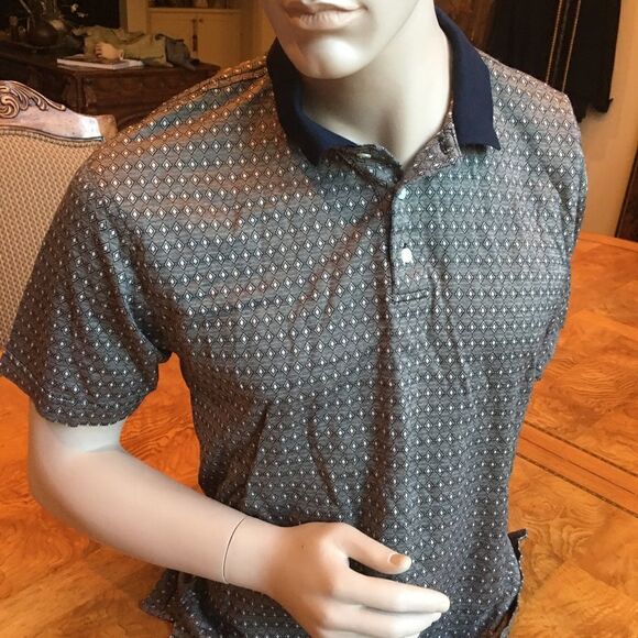 MEN’S KNIT Polo Dress Shirt - Picture 16 of 16